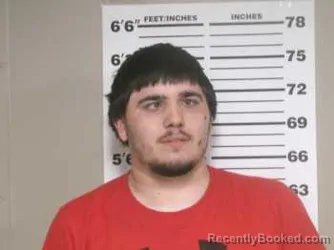 Mugshot of Rylan Stanly Wooley booked in Doniphan County, Kansas on March 22, 2026