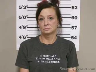 Mugshot of Amber Lynn Hill booked in Doniphan County, Kansas on June 17, 2026