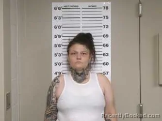 Mugshot of Gina Jo Davidson booked in Doniphan County, Kansas on August 8, 2026