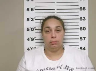 Mugshot of Justina Ann Bishop booked in Doniphan County, Kansas on October 10, 2026