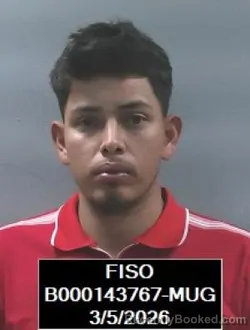 Mugshot of Roman De Jesus Lopez-Aguirre booked in Finney County, Kansas on March 5, 2026