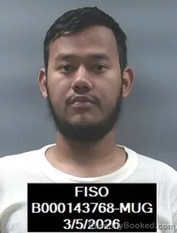 Mugshot of Kevin Antonio Alverez-Marquez booked in Finney County, Kansas on March 5, 2026