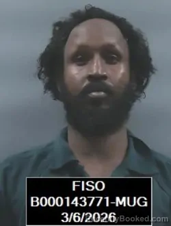 Mugshot of Abdifitah Hager Jama booked in Finney County, Kansas on March 6, 2026