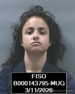 Mugshot of Annalee Mariah Kjergaard booked in Finney County, Kansas on March 11, 2026