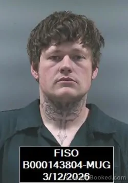 Mugshot of Joshua Mark Larkin booked in Finney County, Kansas on March 12, 2026