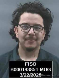 Mugshot of Jesus Guadian-Rivas booked in Finney County, Kansas on March 22, 2026