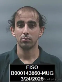 Mugshot of Sami Ullah booked in Finney County, Kansas on March 24, 2026