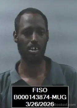 Mugshot of Hassan Abdirahmarz Hassan booked in Finney County, Kansas on March 26, 2026