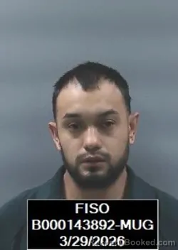 Mugshot of Jayce Morales booked in Finney County, Kansas on March 29, 2026