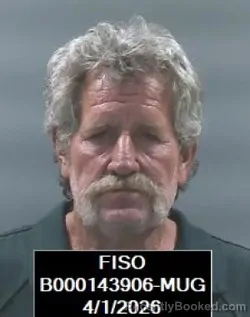 Mugshot of Christopher Charles Hoover booked in Finney County, Kansas on April 1, 2026