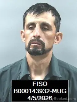 Mugshot of David Arellano-Munoz booked in Finney County, Kansas on April 5, 2026