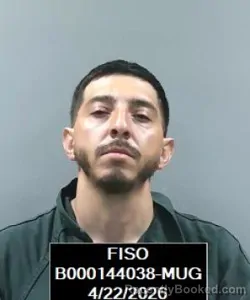 Mugshot of Lewis James Padilla booked in Finney County, Kansas on April 22, 2026