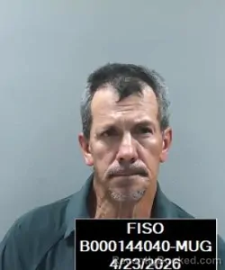 Mugshot of Randy David Romero booked in Finney County, Kansas on April 23, 2026