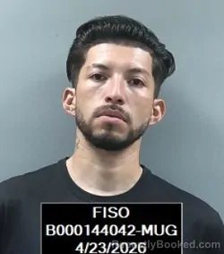 Mugshot of Yefry Mauricio Andrade-Zetino booked in Finney County, Kansas on April 23, 2026