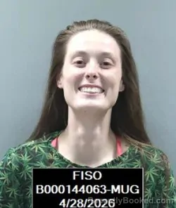 Mugshot of Shylah Novack booked in Finney County, Kansas on April 28, 2026