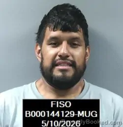Mugshot of Alexis Gonzalez-Garcia booked in Finney County, Kansas on May 10, 2026