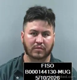 Mugshot of Francisco Dominguez-Guardado booked in Finney County, Kansas on May 10, 2026