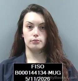Mugshot of Delilah Nicole Ibarra booked in Finney County, Kansas on May 11, 2026