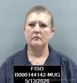 Mugshot of Danielle Lynn Wheeler booked in Finney County, Kansas on May 13, 2026
