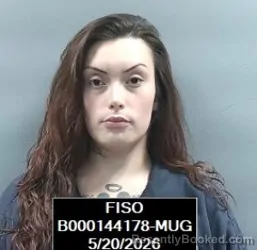 Mugshot of Delilah Nicole Ibarra booked in Finney County, Kansas on May 20, 2026