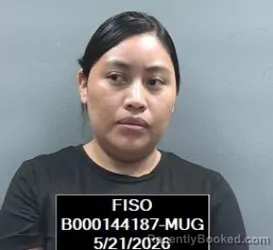 Mugshot of Candelaria Luis-Mejia De Juarez booked in Finney County, Kansas on May 21, 2026