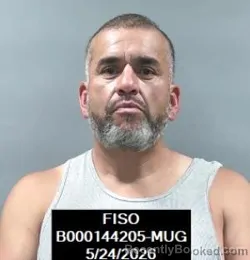Mugshot of Dario Martinez-Herrera booked in Finney County, Kansas on May 24, 2026