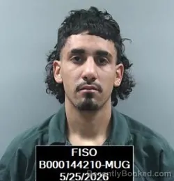 Mugshot of Alexander Gabriel Munoz booked in Finney County, Kansas on May 25, 2026