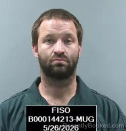 Mugshot of Aaron Tyler Brimm booked in Finney County, Kansas on May 26, 2026
