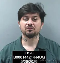 Mugshot of Cory Timothy Medina booked in Finney County, Kansas on May 26, 2026