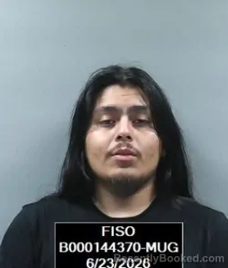 Mugshot of Exzavier Capone Guitron booked in Finney County, Kansas on June 23, 2026