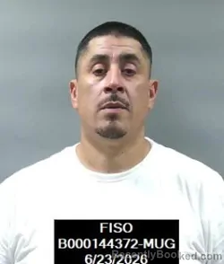 Mugshot of Oscar Arturo Moreno booked in Finney County, Kansas on June 23, 2026