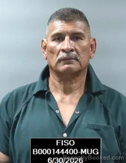 Mugshot of Jose Alfredo Hernandez booked in Finney County, Kansas on June 30, 2026