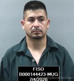 Mugshot of Rigoberto Ferrel booked in Finney County, Kansas on July 4, 2026