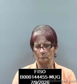 Mugshot of Michelle Ann Sarles booked in Finney County, Kansas on July 9, 2026
