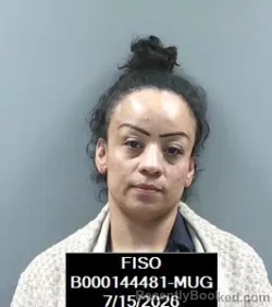 Mugshot of Olga Noemi Benitez booked in Finney County, Kansas on July 15, 2026