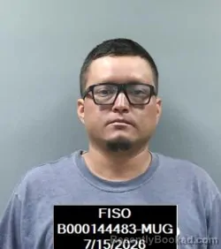 Mugshot of Victor Perez-Aguilar booked in Finney County, Kansas on July 15, 2026