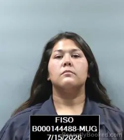 Mugshot of Alondra Terrazas Felix booked in Finney County, Kansas on July 15, 2026