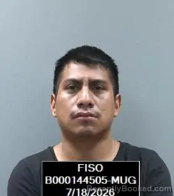 Mugshot of Herminio Rony Vail-Perez booked in Finney County, Kansas on July 18, 2026