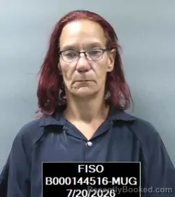 Mugshot of Lisa Louise McAlister booked in Finney County, Kansas on July 20, 2026