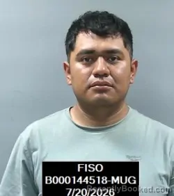 Mugshot of Leonel Contreras-Casas booked in Finney County, Kansas on July 20, 2026