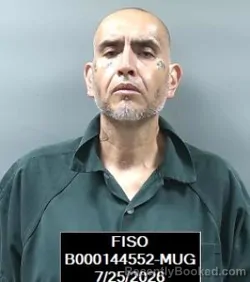 Mugshot of Nicholas Romero Garcia booked in Finney County, Kansas on July 25, 2026