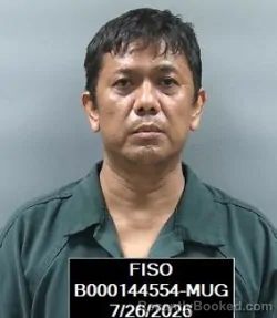 Mugshot of Ai Lok booked in Finney County, Kansas on July 26, 2026