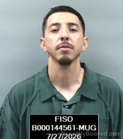 Mugshot of Lewis James Padilla booked in Finney County, Kansas on July 27, 2026