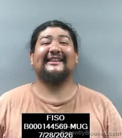 Mugshot of Lucas Josiah Otero-Pena booked in Finney County, Kansas on July 28, 2026