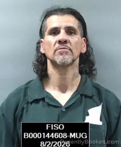 Mugshot of Roel Oscar Olivarez booked in Finney County, Kansas on August 2, 2026