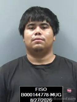 Mugshot of Erick Isaac Perla-Avelar booked in Finney County, Kansas on August 27, 2026