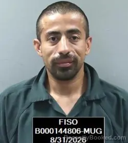 Mugshot of Jacob Eli Arteaga booked in Finney County, Kansas on August 31, 2026