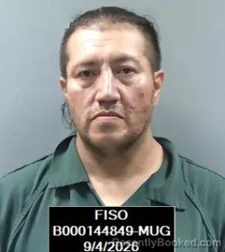 Mugshot of Phillip Lynn Calderon booked in Finney County, Kansas on September 4, 2026