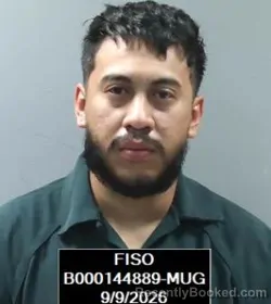 Mugshot of Rodrigo Junior Ollarzabal booked in Finney County, Kansas on September 9, 2026