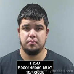 Mugshot of Marco Ulises Soto-Gonzalez booked in Finney County, Kansas on October 4, 2026